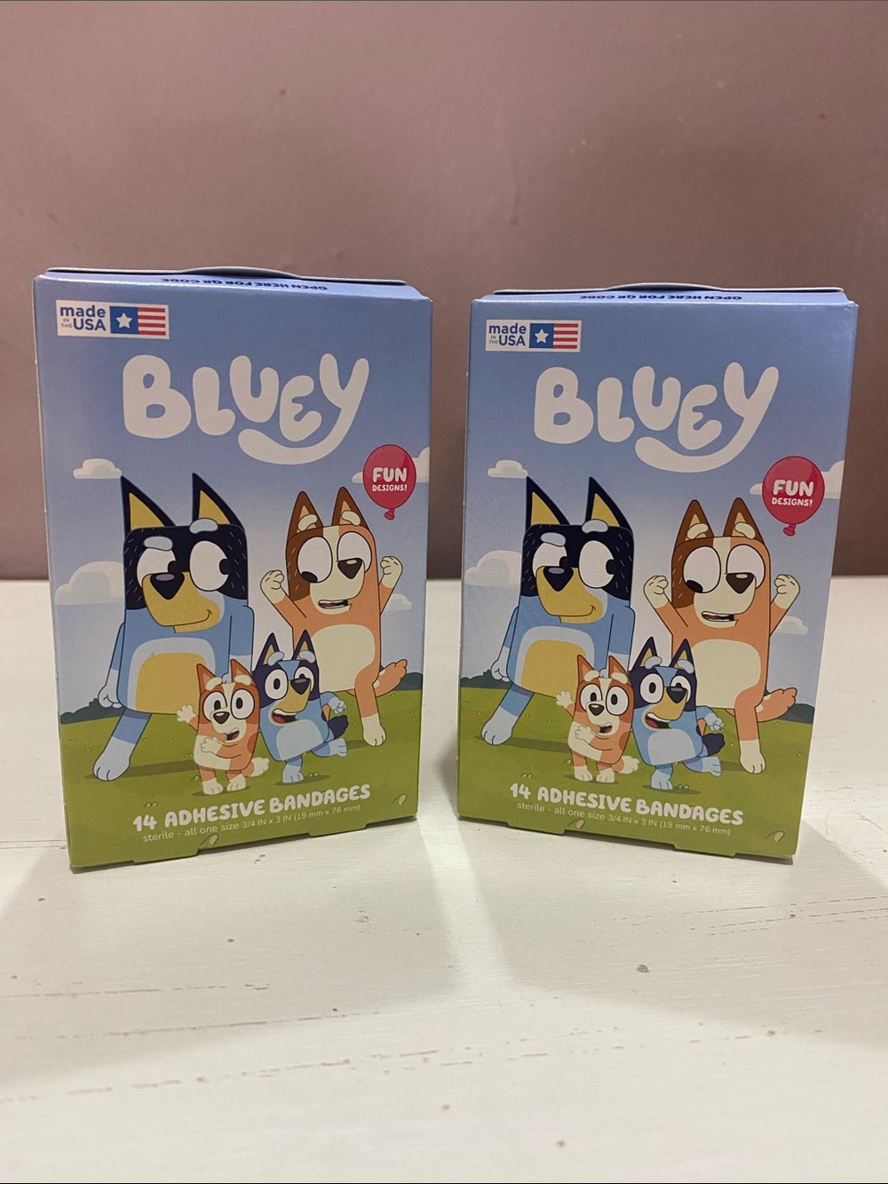 Bluey Bandage Boxes - Set of 2